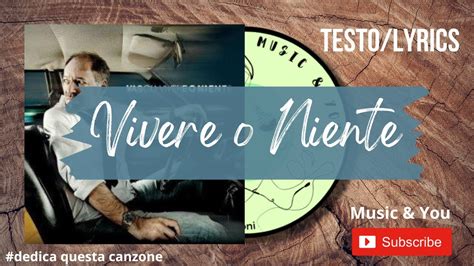 Vasco Rossi – Vivere Lyrics 